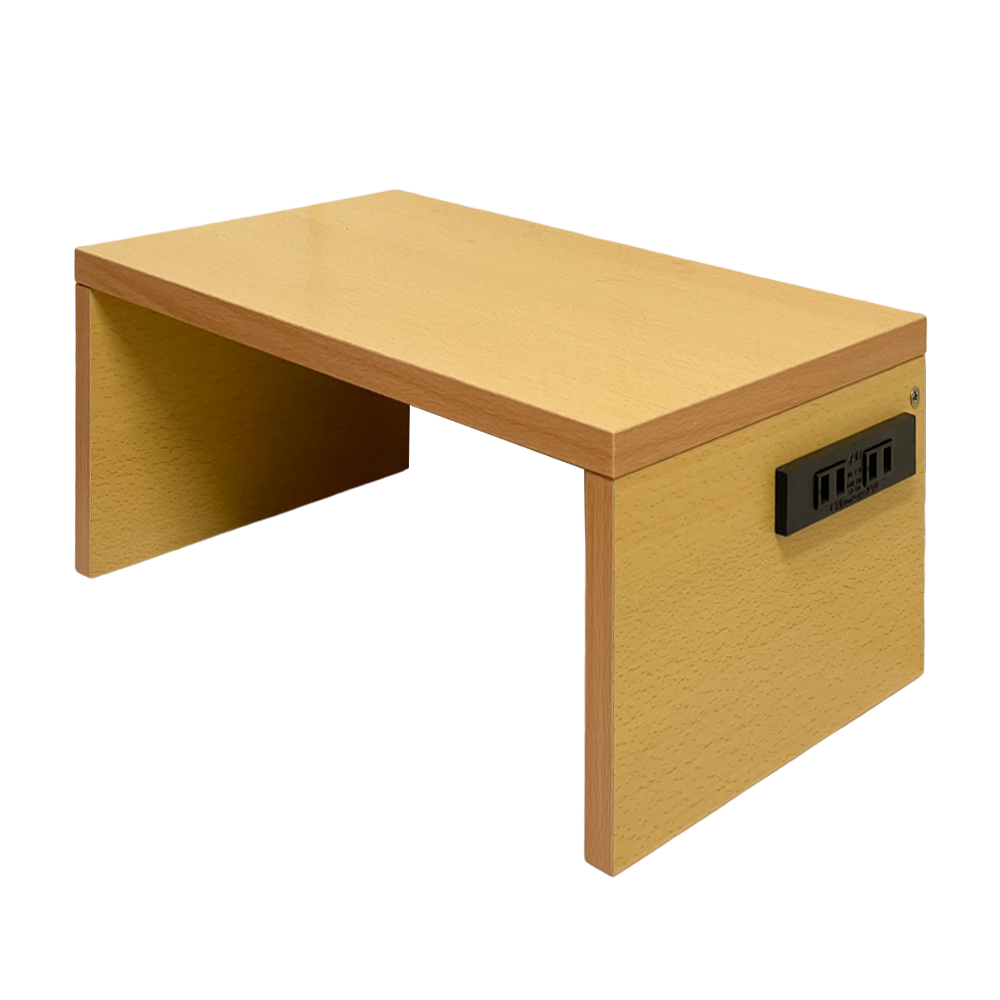 ONE 生活  雙插座多功能置物架X2入 寬28CM 層板架 增高架 層架 書櫃層板