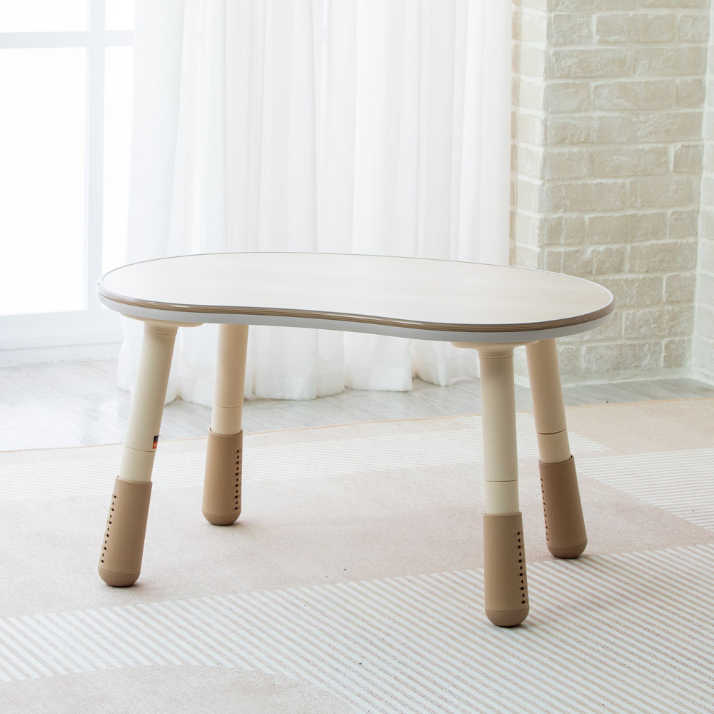 KIDUS 兒童花生桌HS001 彎豆型(80cm) 三種顏色可選 (書桌 成長書桌 升降桌 兒童桌 遊戲桌)