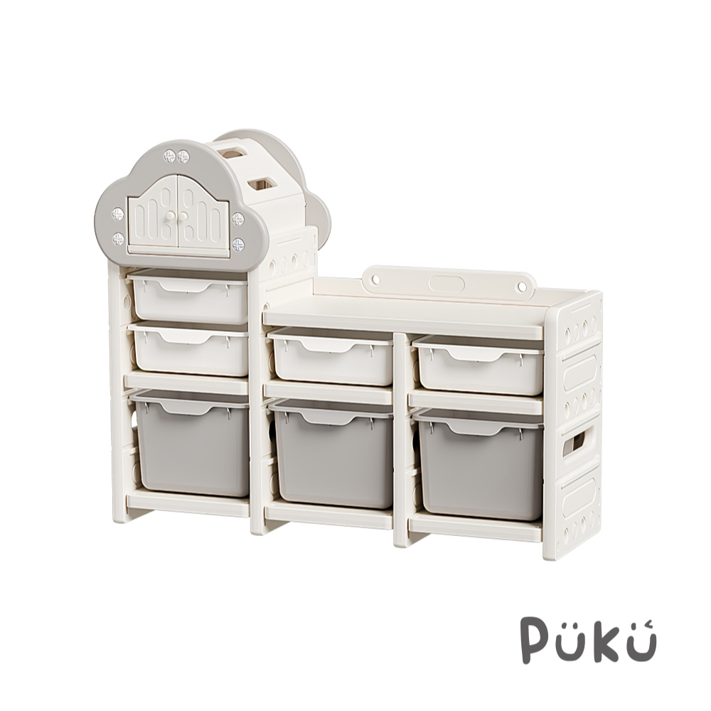 PUKU 藍色企鵝 「UNI有你宅」飄飄雲屋收納櫃