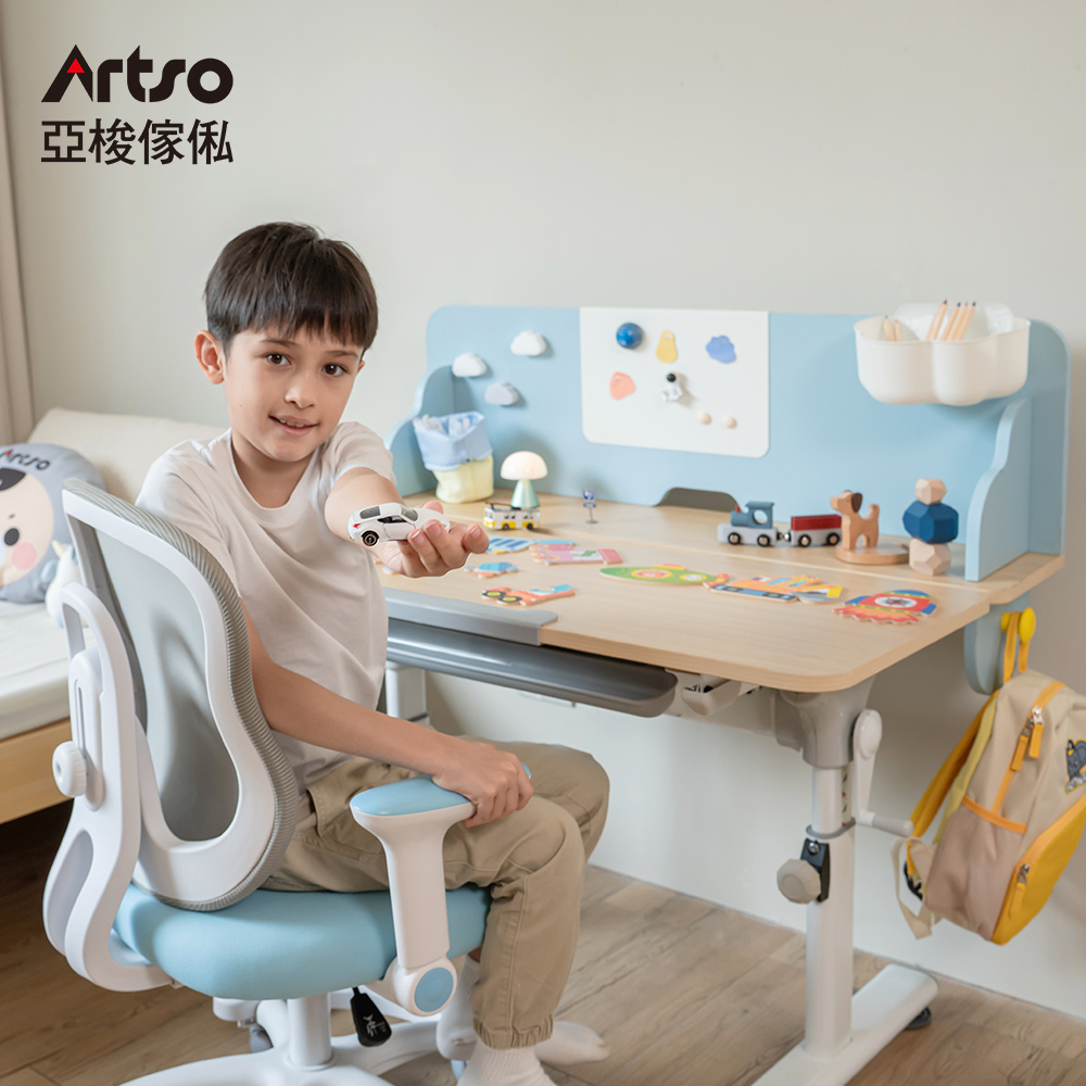 Artso 亞梭傢俬 雲朵桌_105公分(兒童成長桌/書桌/升降桌/學習桌)