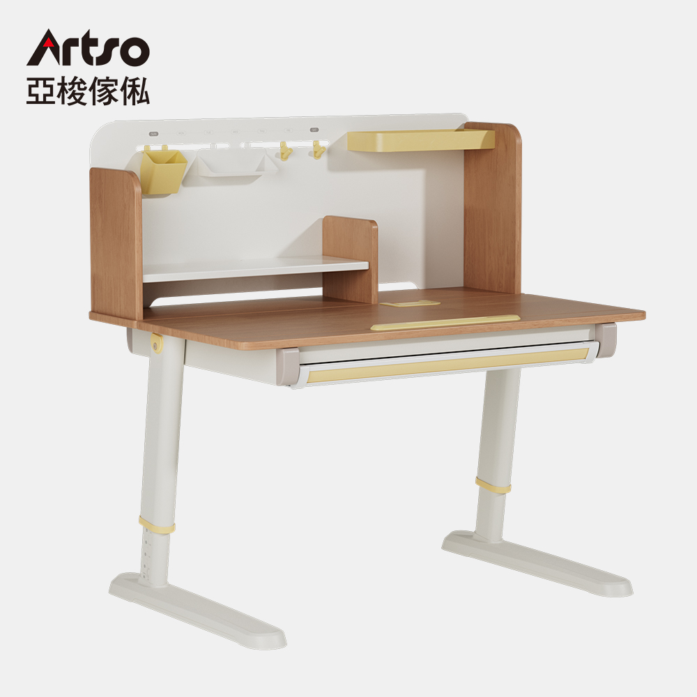 Artso 亞梭傢俬 森活桌 II_105公分+軟質桌墊(兒童成長桌/書桌/升降桌/學習桌)