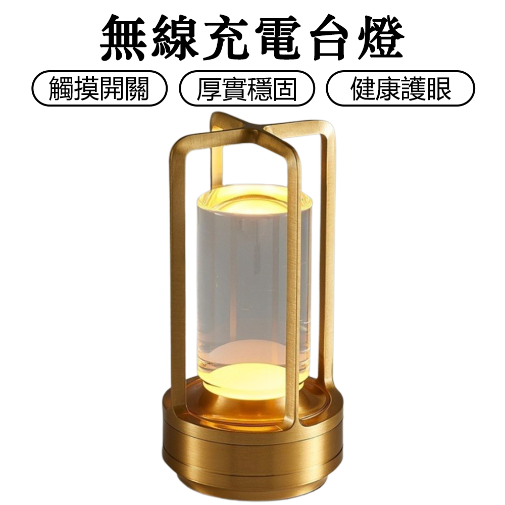 AnDa 安達 usb充電小夜燈創意臺燈臥室護眼床頭燈觸摸學習家用