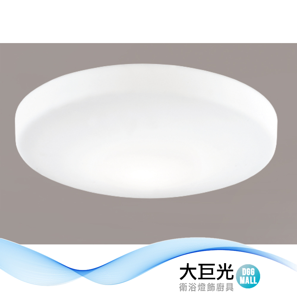 大巨光 簡約風E27 2燈 吸頂燈-小(LW-12-3905)金屬、玻璃