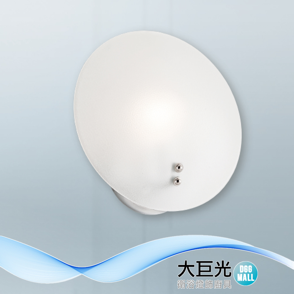 大巨光 現代風 E27x1 壁燈 (LW-12-4495) 鋼材、玻璃、台灣製造