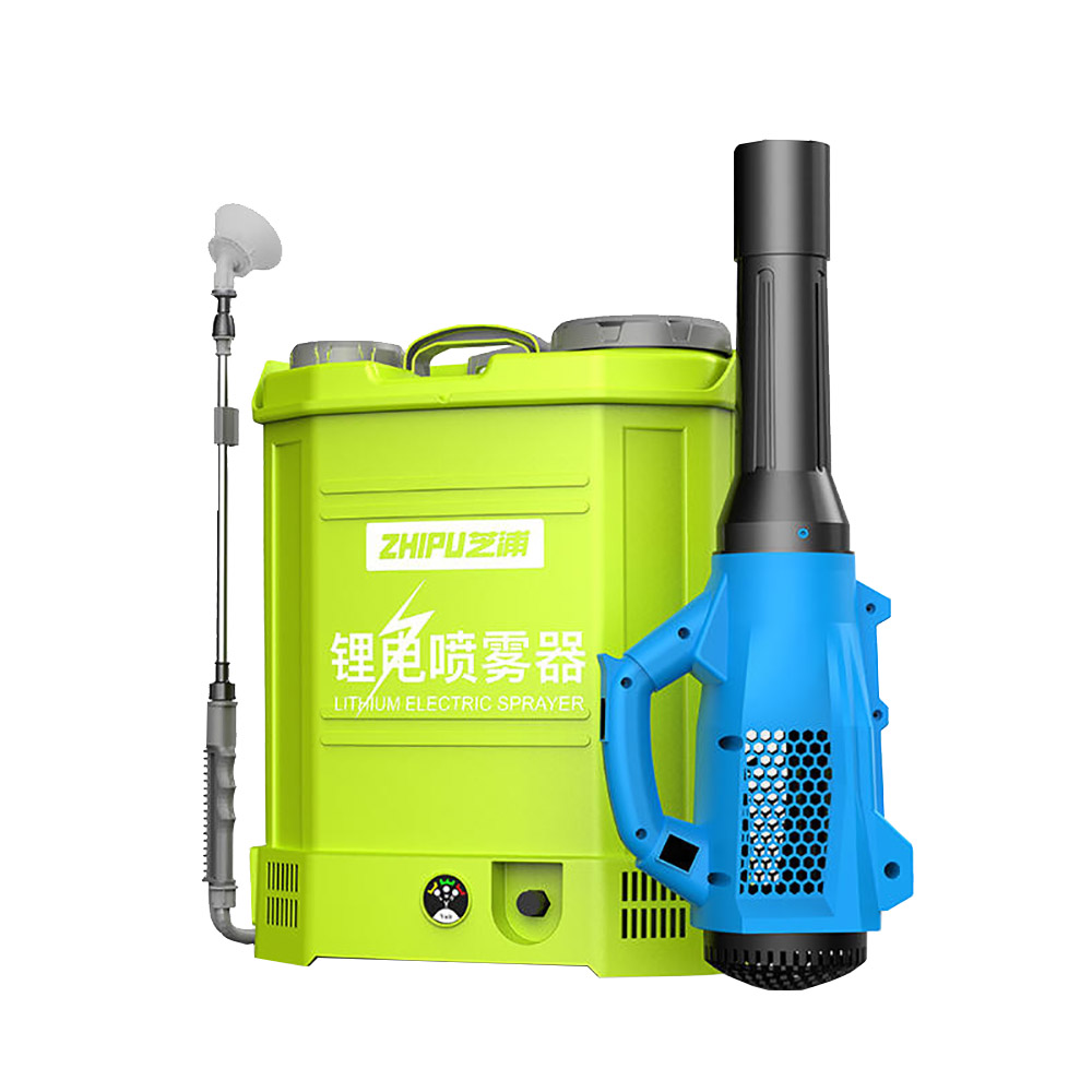 ZHIPU 芝浦18L電動噴霧器+增壓風筒強力續航可視化電壓儀表雙開關高壓