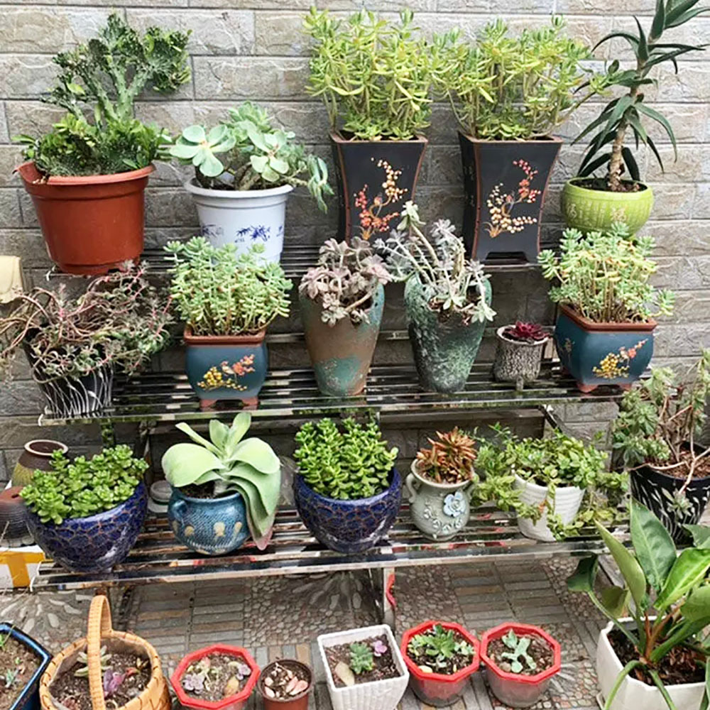 BEIDOUXING北斗星_不鏽鋼花架金屬花台置物架展示架室內/室外通用