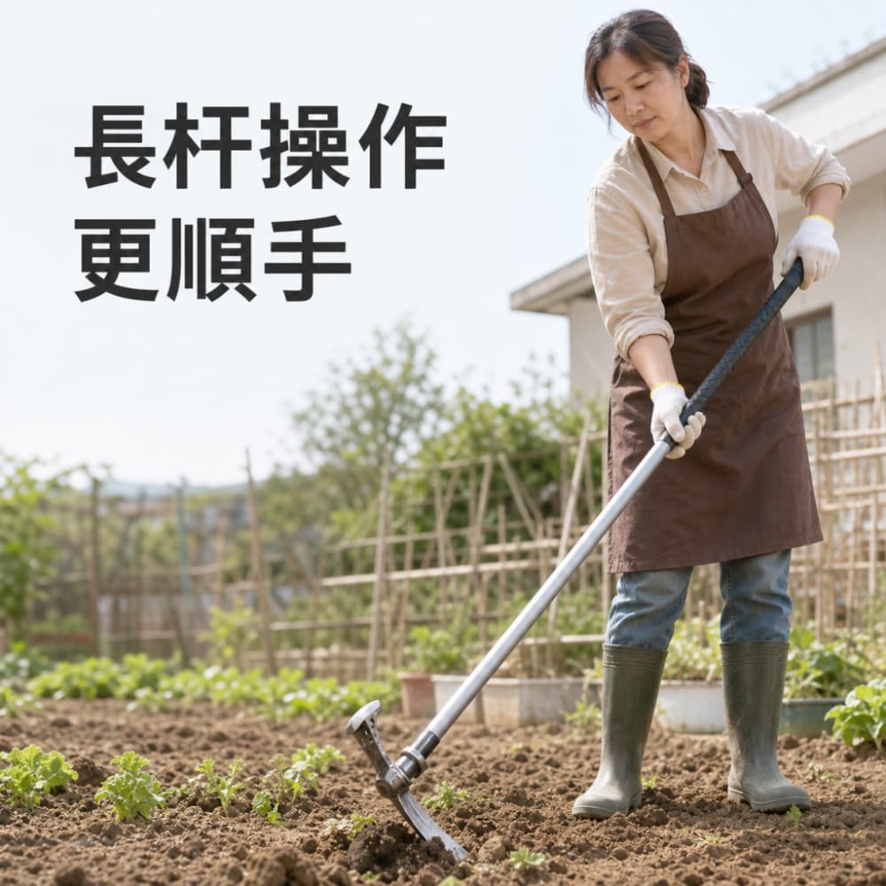 巧可 可拆式鍛打鋤斧鋤 多功能兩用鋤斧鋤 農用鋤斧鋤 園藝鋤頭工具 一鋤多用