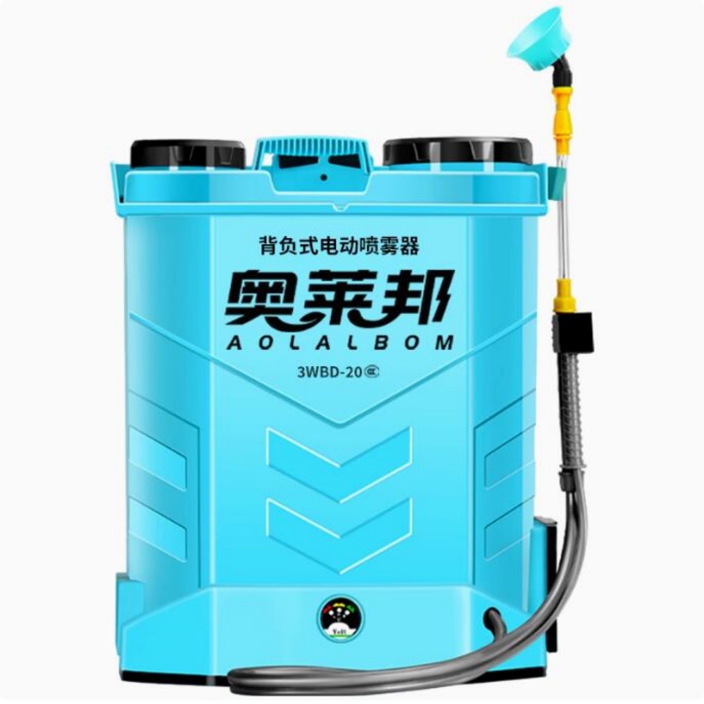 AOLALBOM 奧萊邦16L/20L電動噴霧器可拆電池電動攪拌高壓鋰電噴霧機打藥