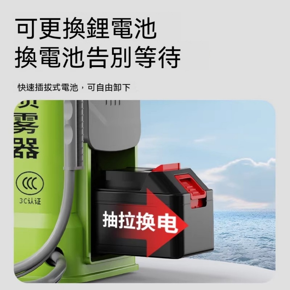 20L農用高壓噴霧器雙開關電動噴霧機背負式電動打藥機【三開關20A鋰電