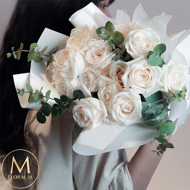FLORAL M 花藝 伊莉莎白玫瑰鮮花花束 玫瑰鮮花花束 英倫花束 皇室花束 伊莉莎白花束 浪漫花禮 女生禮物 生日花束 情人節花束 求婚花束 高級花束 精品花禮 送禮推薦 花藝設計