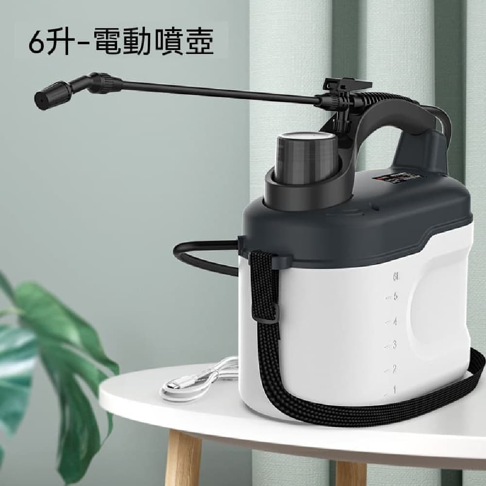 YOUJIA 優家 肩背電動噴霧器 農園兩用高壓噴霧打藥機 6L 大容量肩背電動噴霧器
