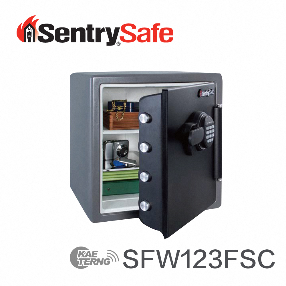 Sentry Safe 電子密碼鎖防火防水金庫SFW123GTC - PChome 24h購物