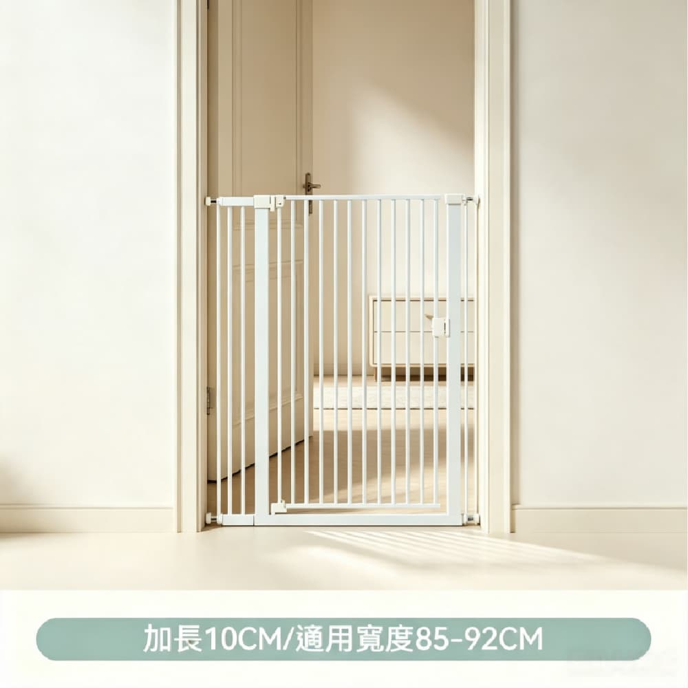 FANGE 方格 護欄 圍欄 安全門護欄 加高加密貓門欄 狗圍欄柵欄 寵物護欄 室內隔離欄桿 適用寬度85-92CM