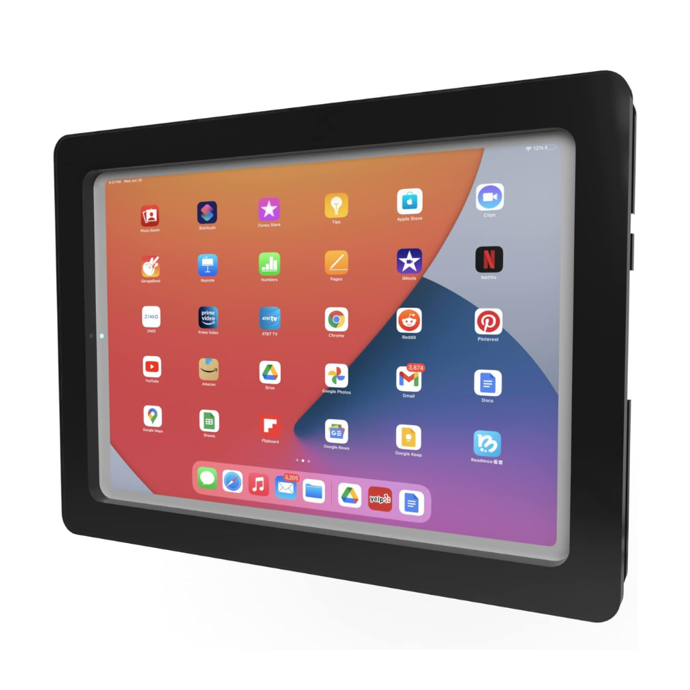 TABcare Apple iPad Air 壓克力防盜展示殼 黑 (適用於 4-5代 iPad Air 10.9")