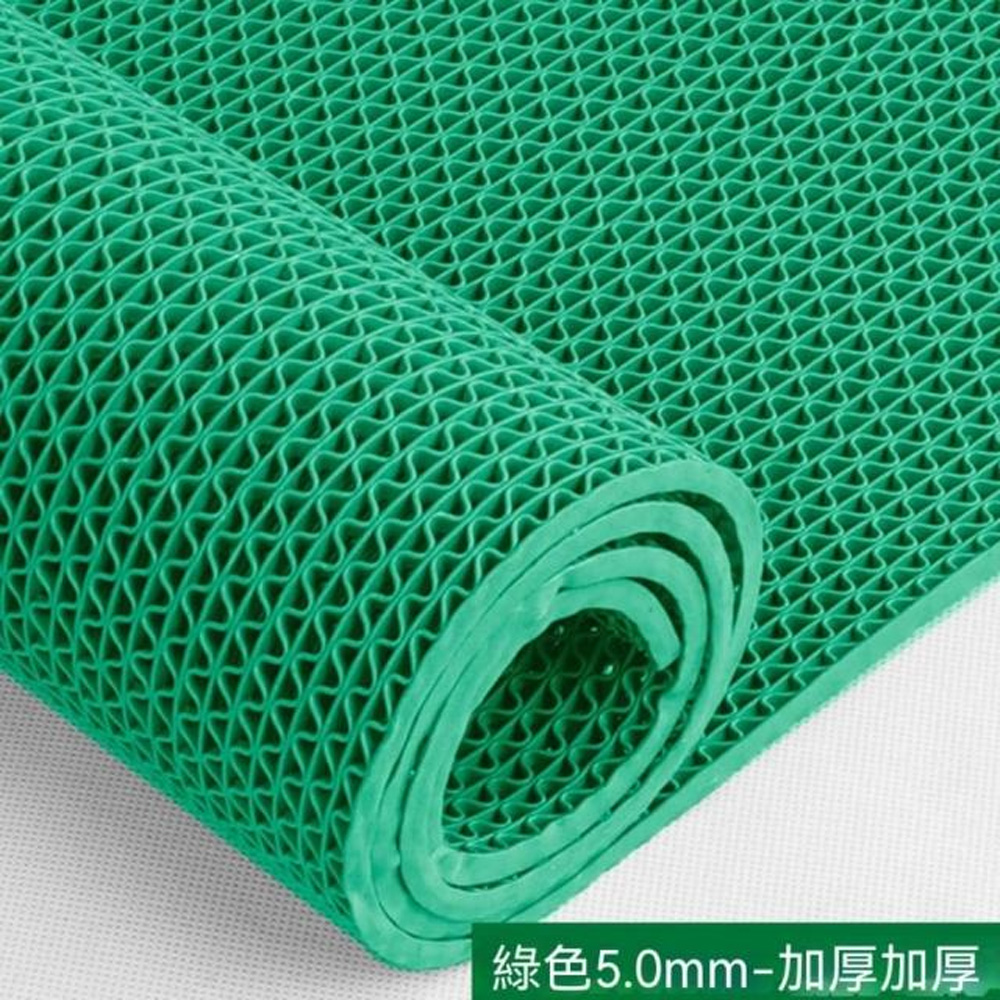 WOG 窩居 PVC 絲圈防滑墊 加厚耐磨可裁剪 浴室廁所廚房止滑墊 商場門口戶外防水地墊 防滑墊1.6寬*1米長*厚5.0mm