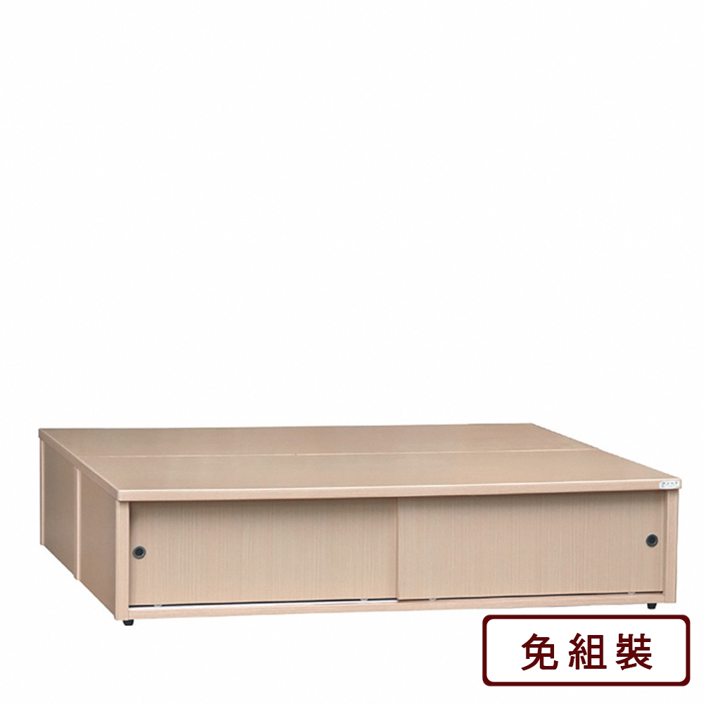 AS雅司-高品質6尺單面雙拉門床底-182*188*44cm（其他規格）