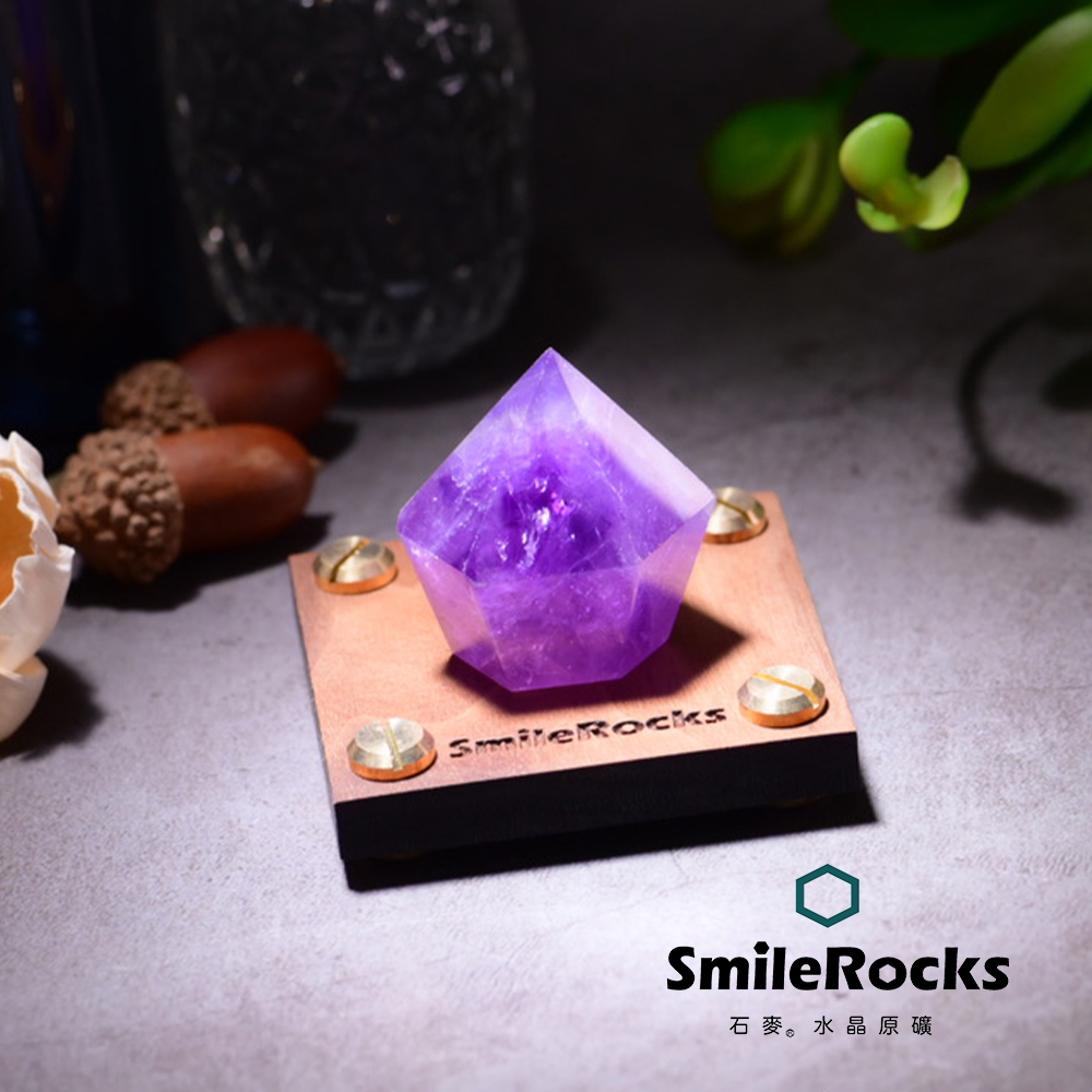 SmileRocks 石麥 巴西紫水晶柱No.621031043