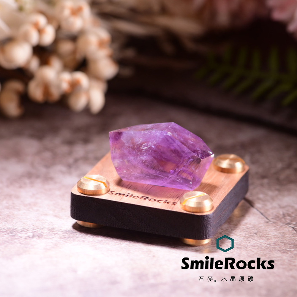 SmileRocks 石麥 紫水晶隨形冰塊 No.623220333