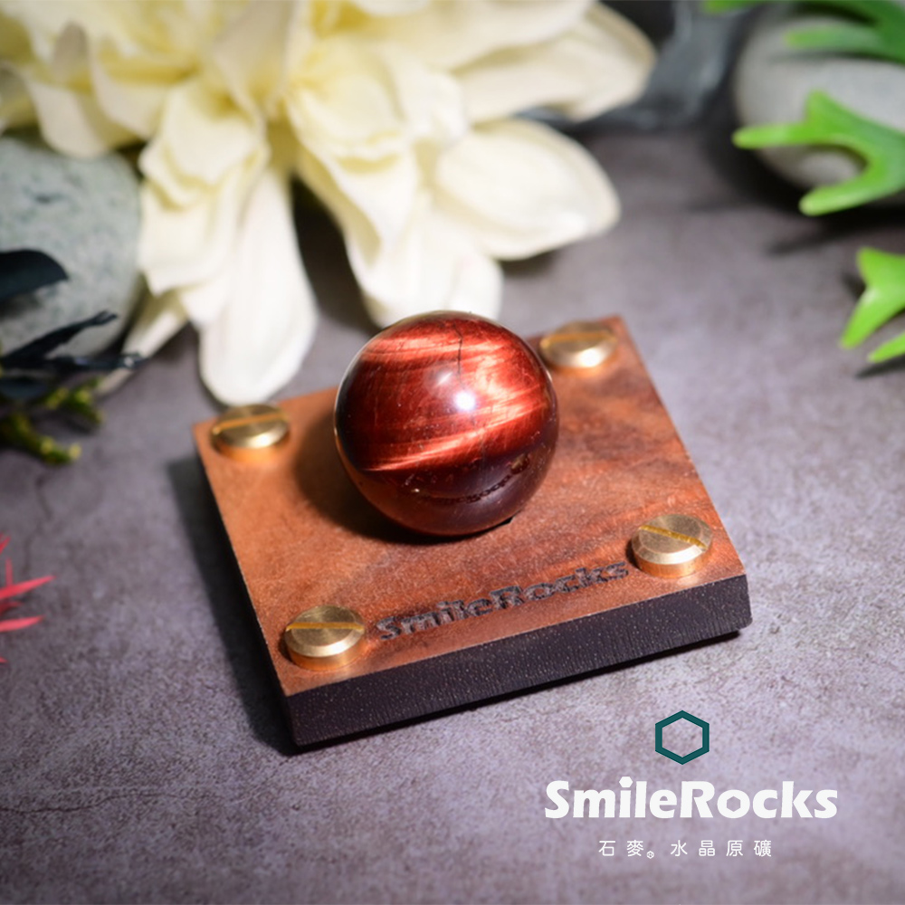SmileRocks 石麥 紅虎眼石球 No.624910714