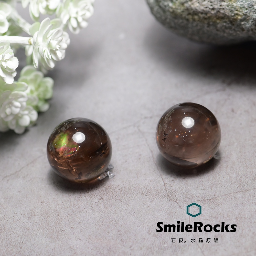 SmileRocks 石麥 茶水晶球  SmilePAD4.5X4.5cm 1000首選  No.62603260663