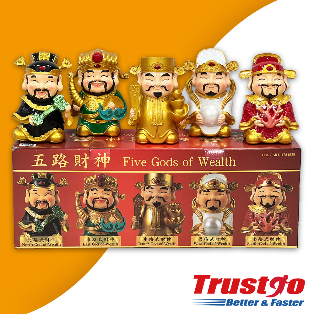 【美式賣場】五路財神 Five Gods of Wealth