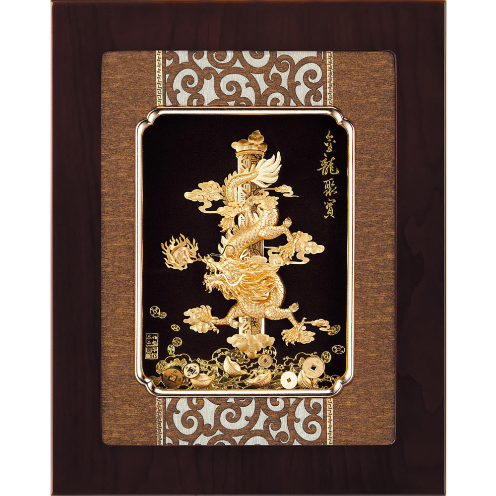 開運陶源金箔畫純金小【金羊吉祥】20x25cm - PChome 24h購物