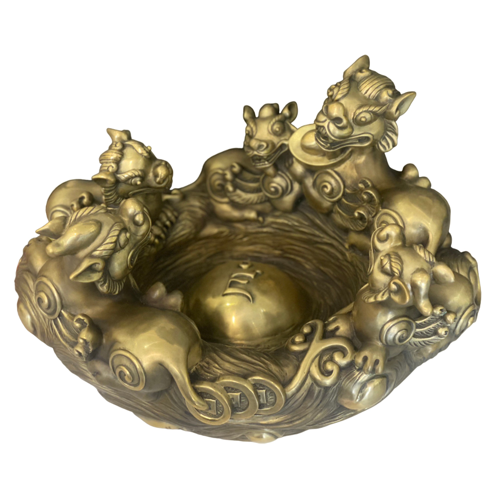 開運陶源招財鎮宅銅雕~ 一對【貔貅】(天祿)(天鹿) - PChome 24h購物