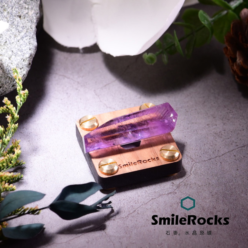SmileRocks 石麥 紫水晶隨形冰塊水晶No.623240119