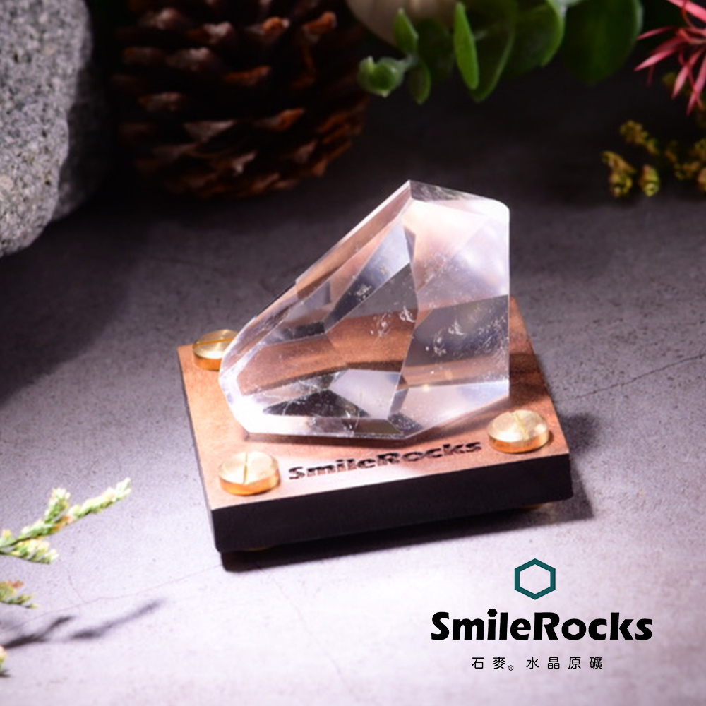 SmileRocks 石麥 白水晶隨形冰塊水晶 No.623230120