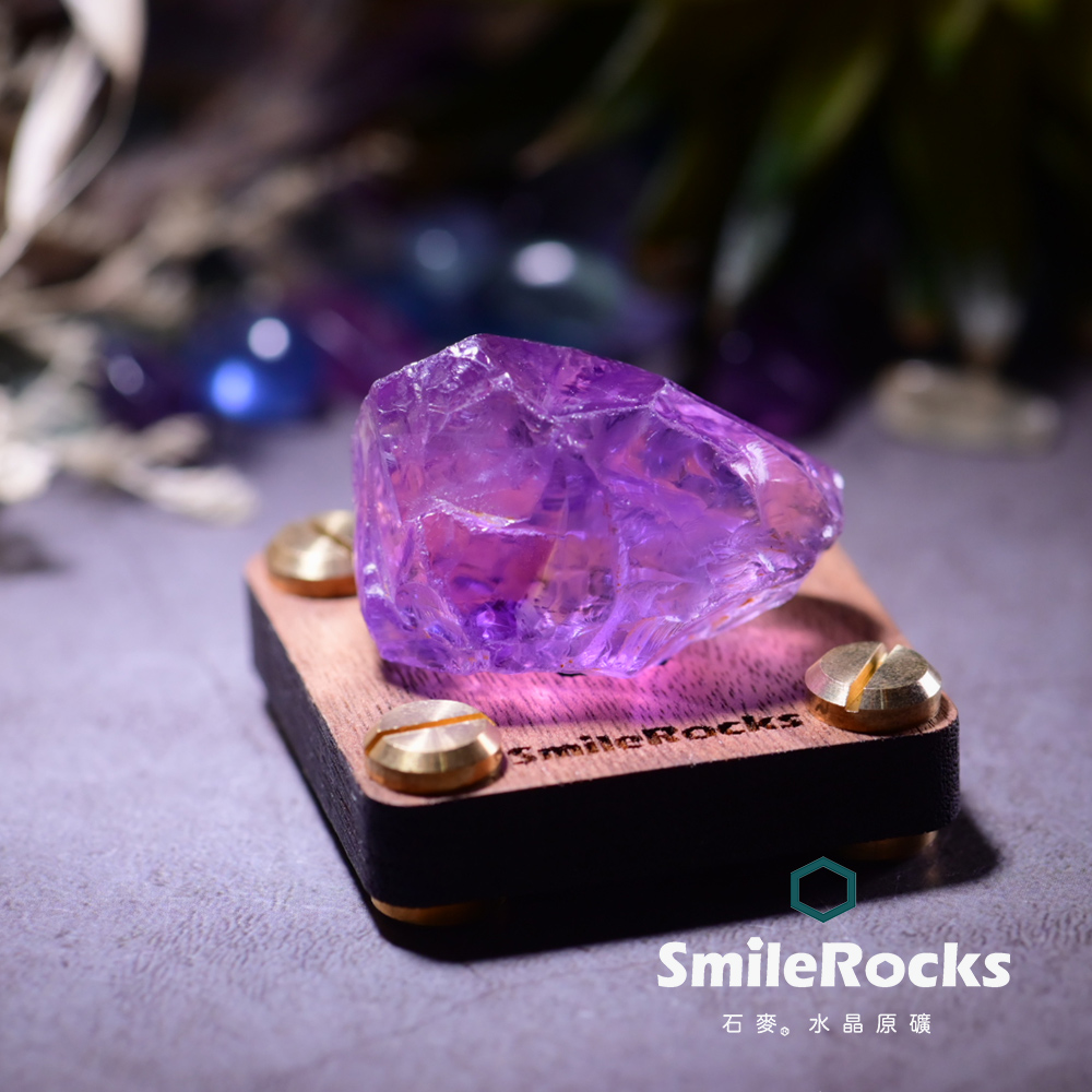 SmileRocks 石麥紫水晶原礦No.624390557 - PChome 24h購物