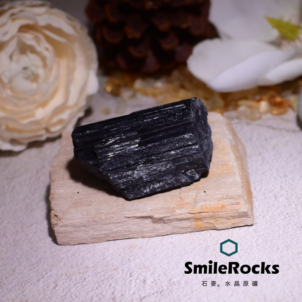SmileRocks 石麥 黑碧璽水晶原礦 No.100171111