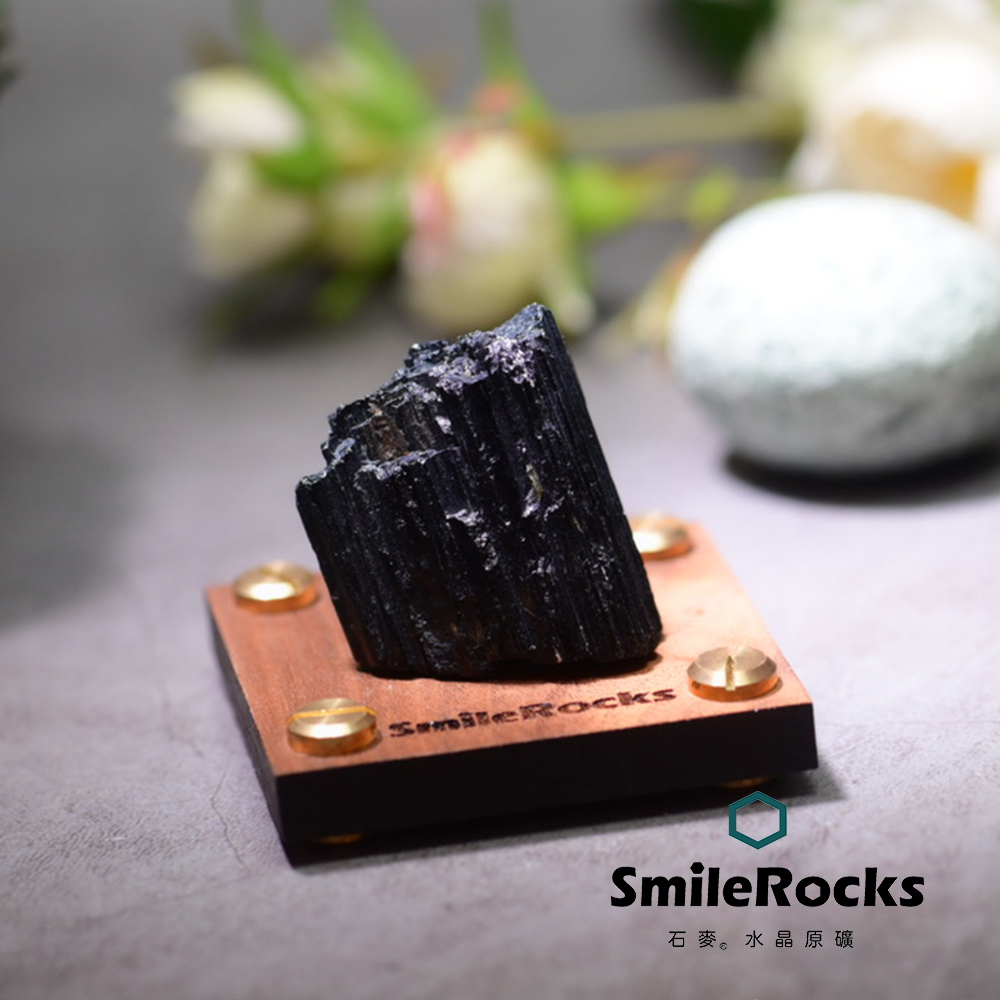 SmileRocks 石麥 黑碧璽原礦 SmilePAD 6X6cm 1000首選 No.62393260620