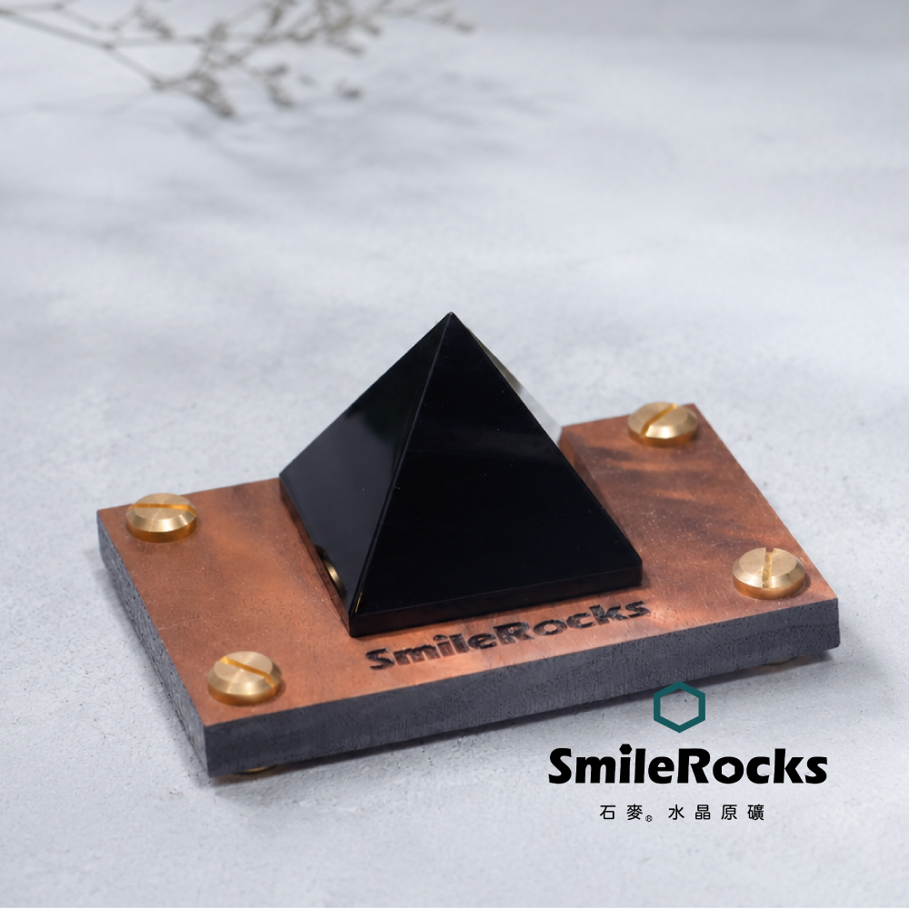 SmileRocks 石麥 黑曜石金字塔 SmilePAD 6X9cm 1000首選 No.62558260719