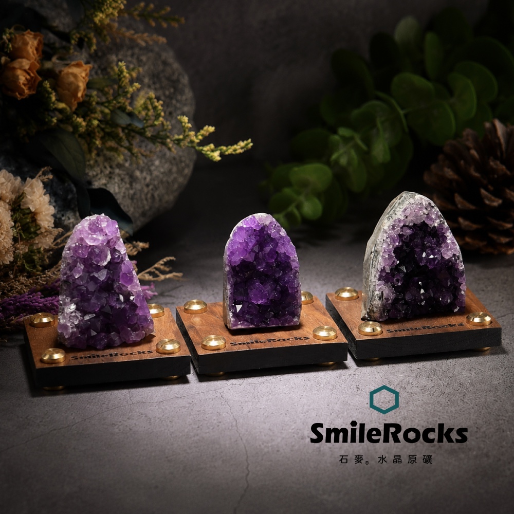 SmileRocks 石麥 紫水晶原礦 SmilePAD 6X6cm 1000首選 No.62625260837
