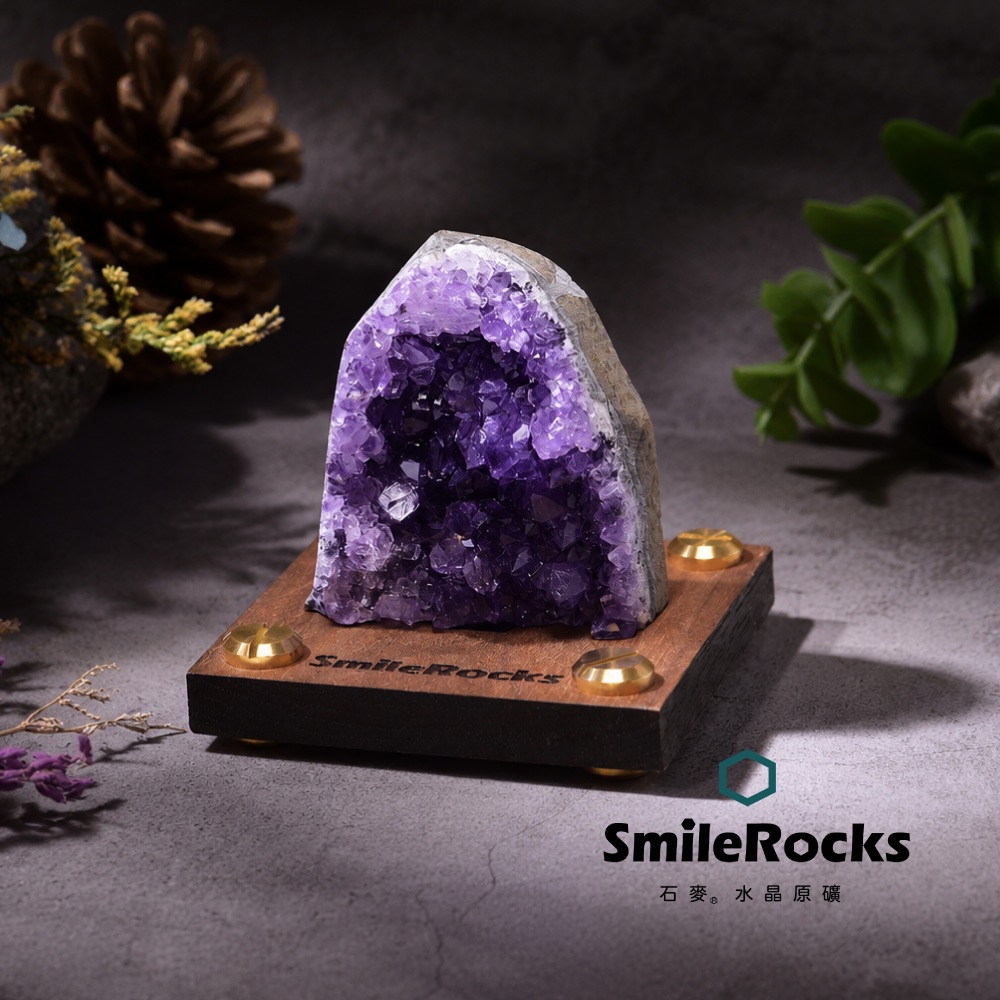 SmileRocks 石麥紫鈦晶水晶原礦SmilePAD 6X9cm 1000首選No.04325260627