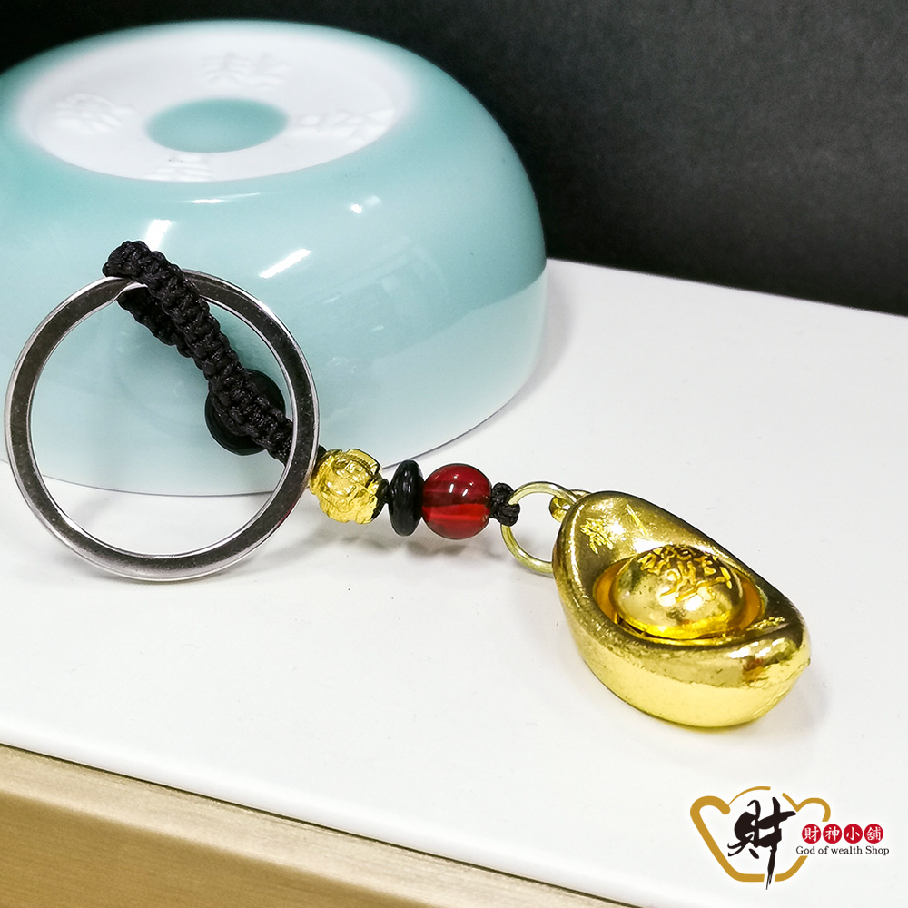 財神小舖 【DSFL-2503】金運財神-福祿金算盤吊飾(已開光/催財運/招財/開運/轉運)