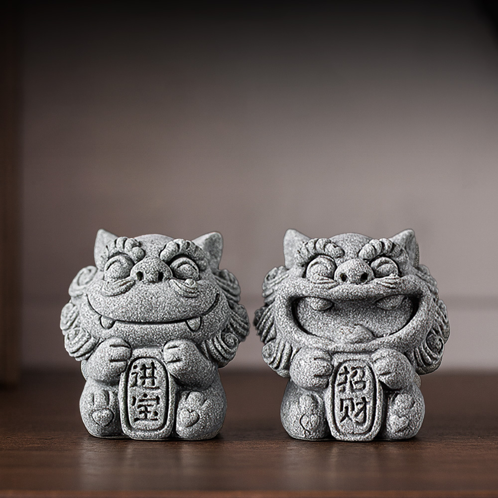 め5● 獅子 客間 茶室 商舗 辟邪 開運 風水 招財置物 000007_1757581431.jpg