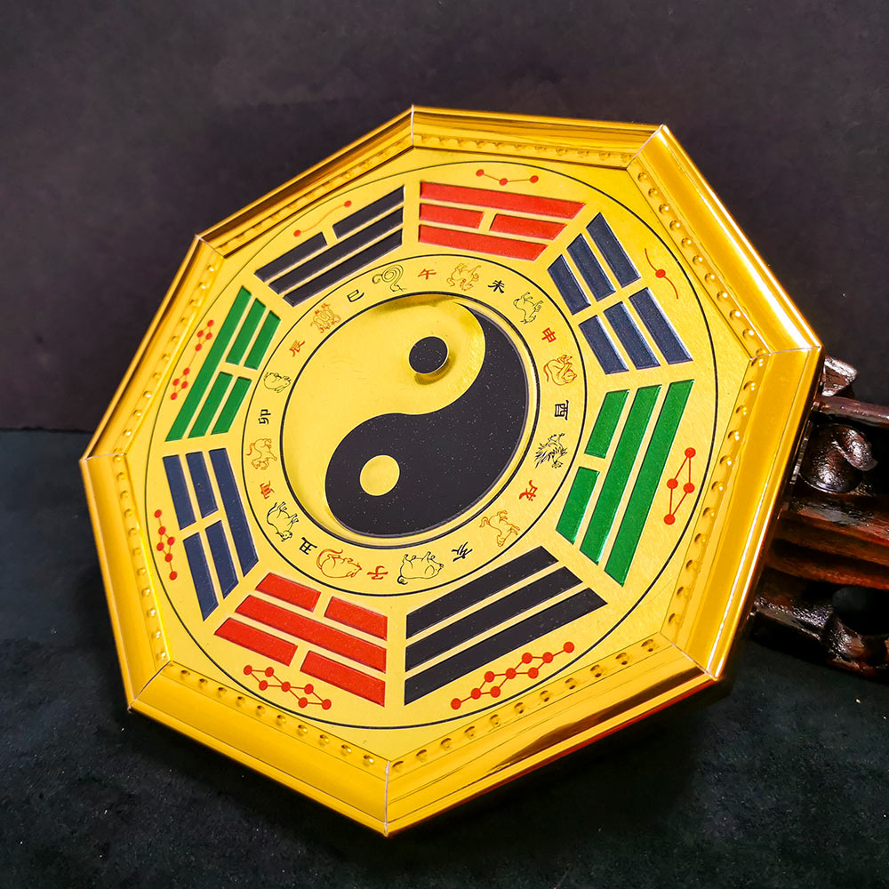 三清铃道士黄铜法器三叉铜铃铛手摇铃太极八卦