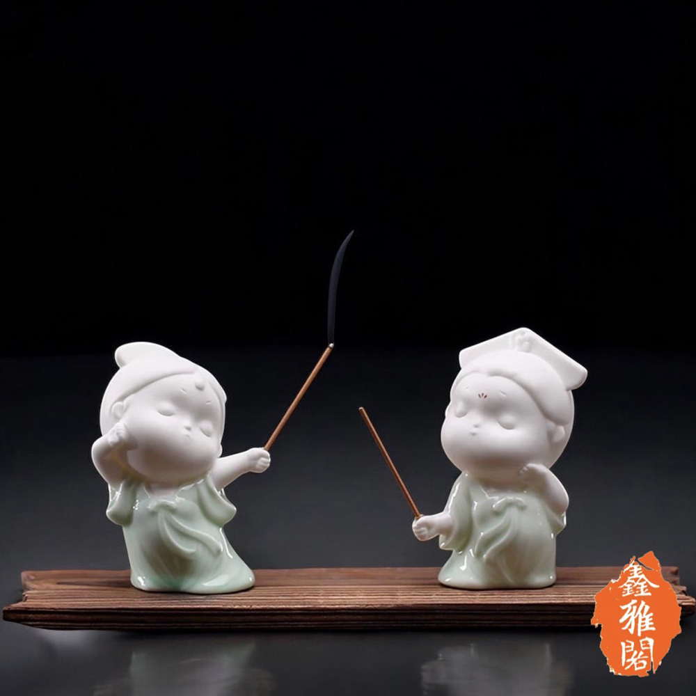 Q版青衣小舞俑線香座組