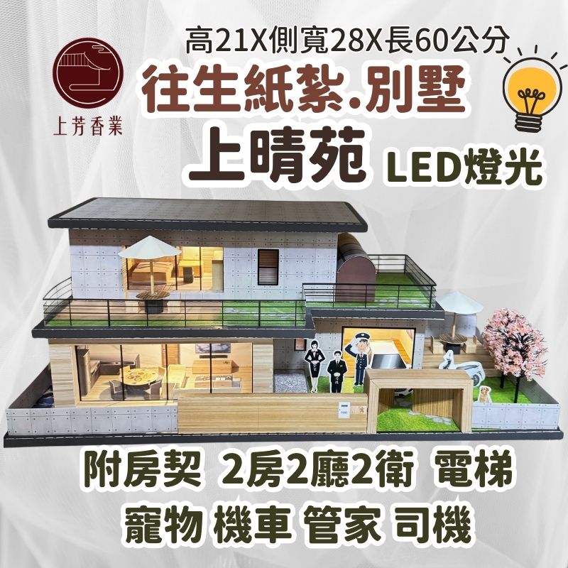 上芳香業 往生紙紮屋 上晴苑 小爐口專用 滿七 庫錢 地契 封條 管家 司機