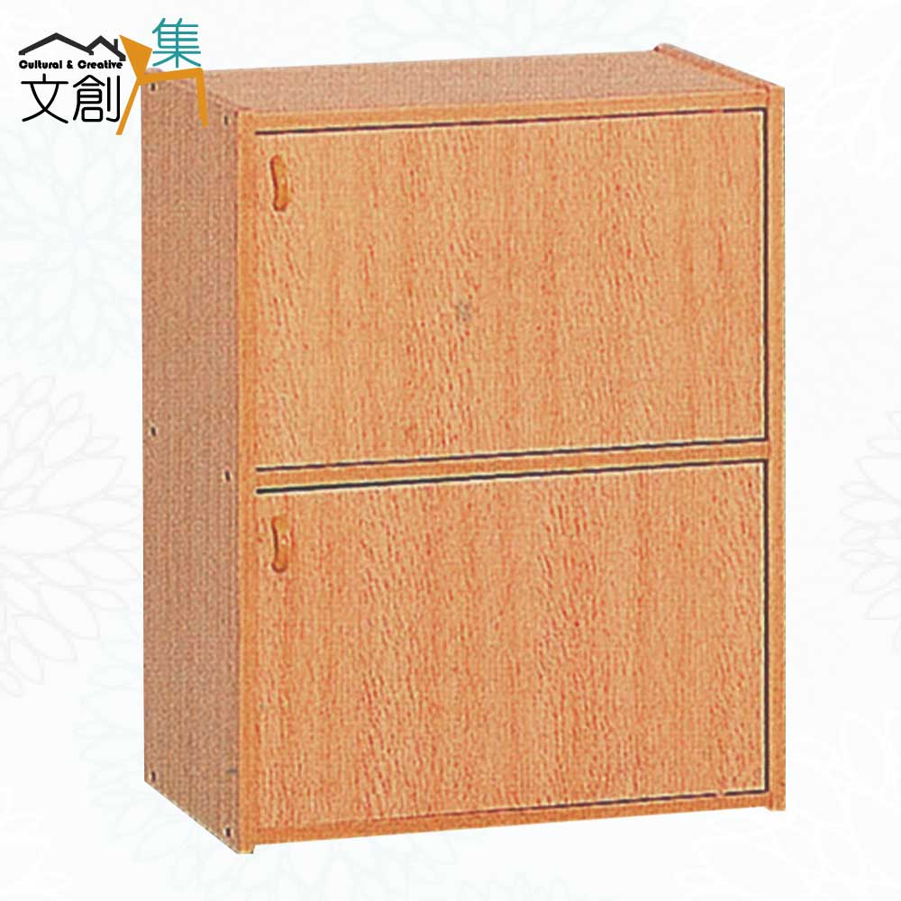 文創集 楚門原橡1.4尺二門書櫃/收納櫃