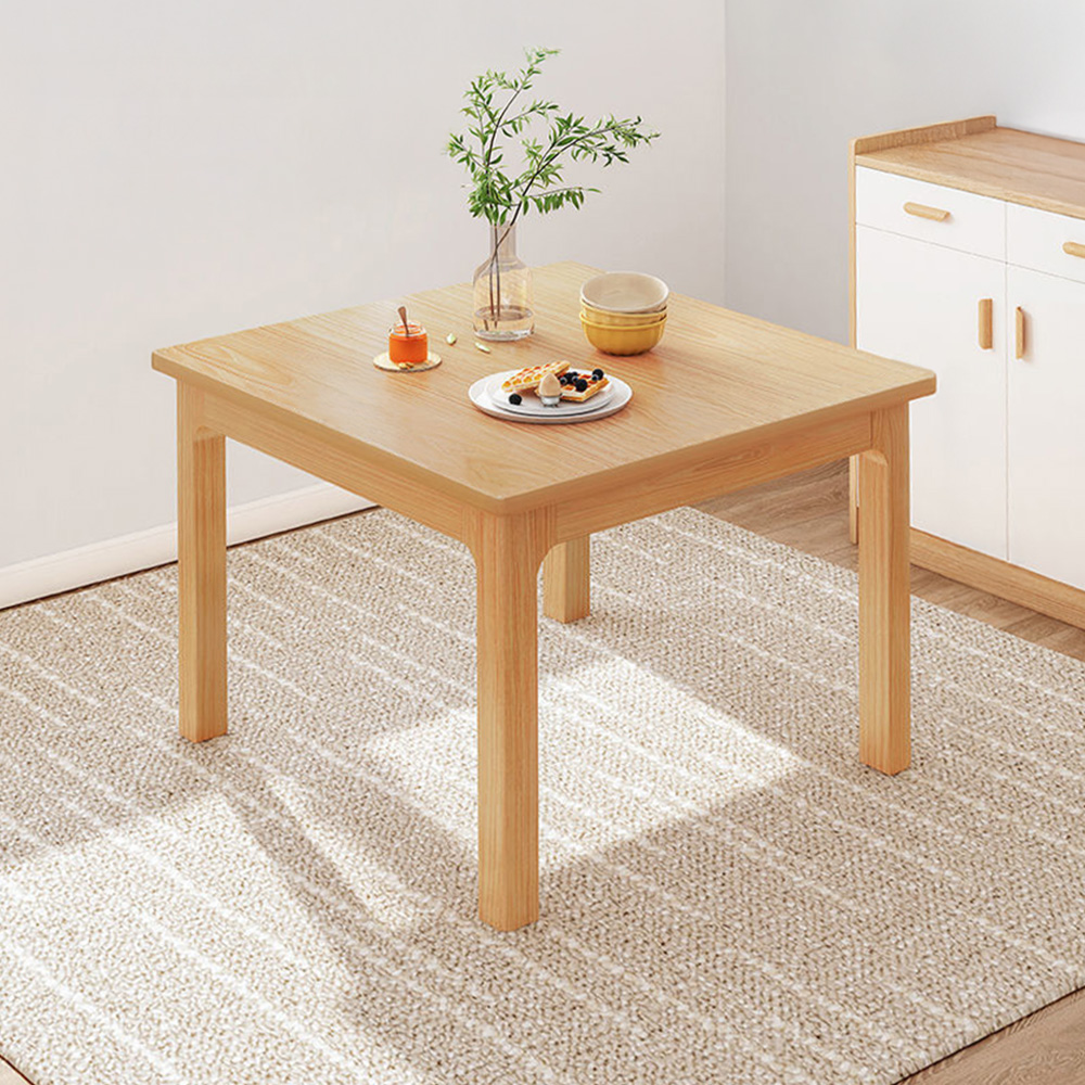 HappyLife 實木日式簡約餐桌/70CM (Y12447)
