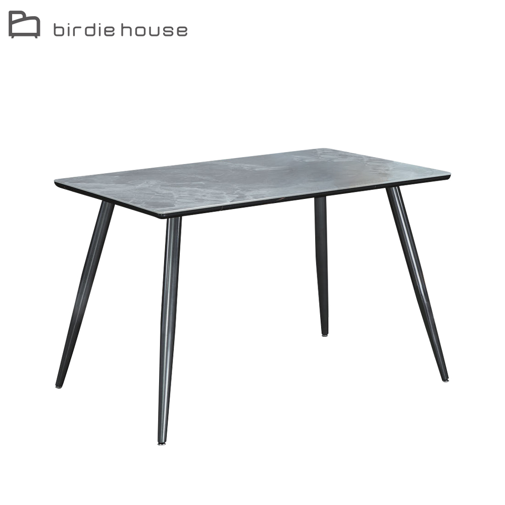 Birdie -彼德工業風4尺岩板餐桌/工作桌