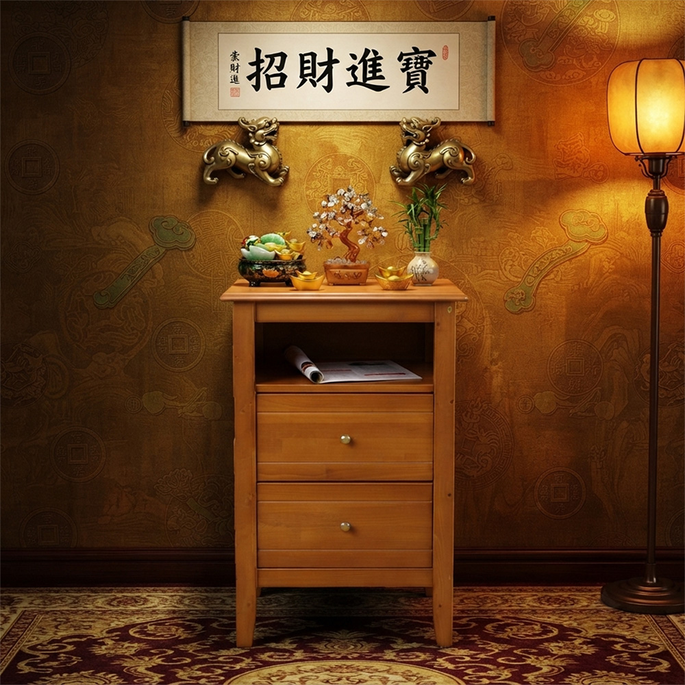 DFhouse 柔伊實木聚寶櫃