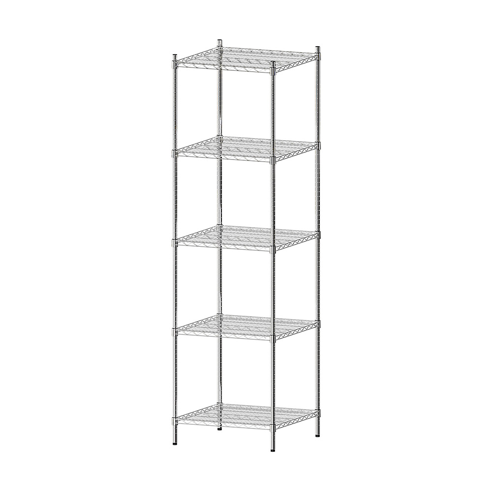 dayneeds 日需百備 荷重型 60x60x210cm 五層電鍍(鎖管)波浪鐵架
