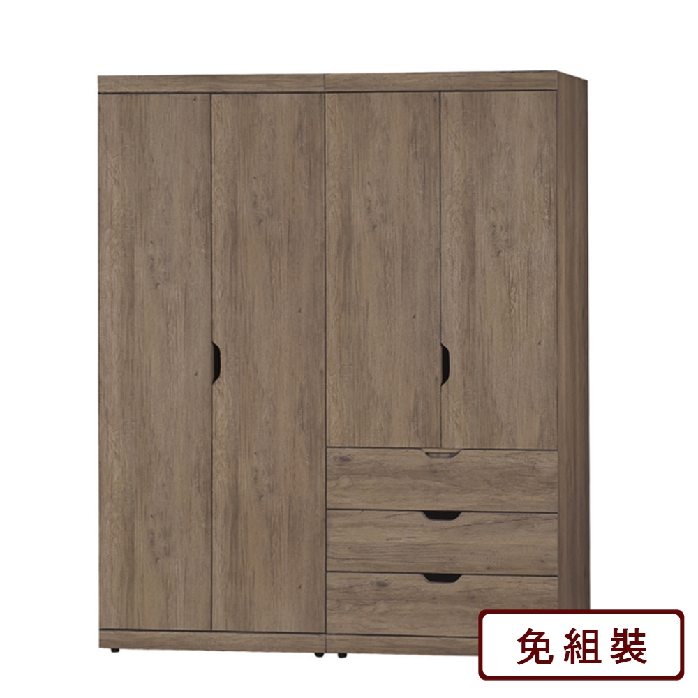 AS-西西里仿古5.3尺組合衣櫥-160*57*197CM(其他規格)