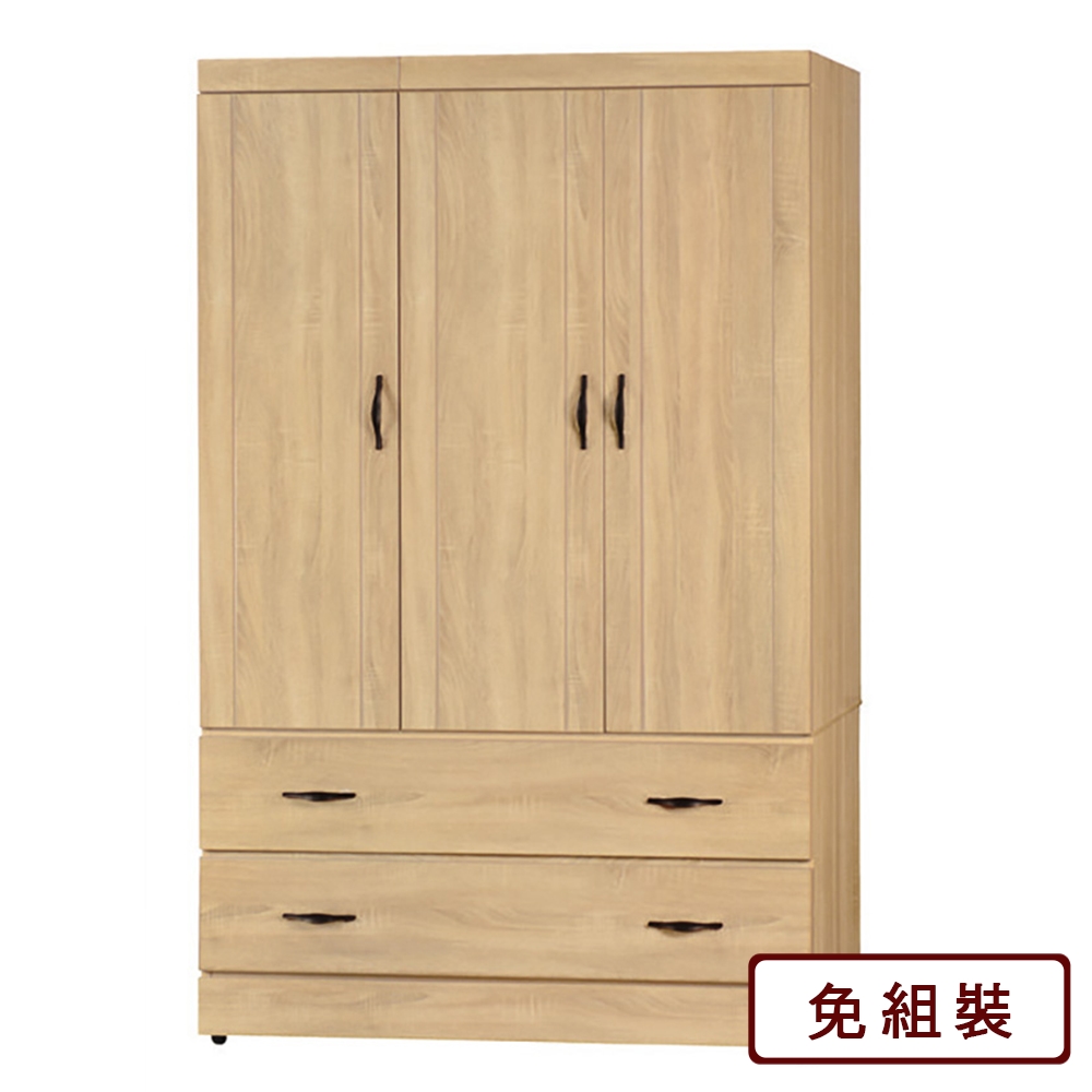 AS-凱多46尺開門下二抽衣櫥-113.5*57*182cm-2色可選