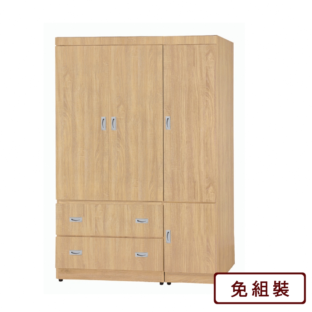 AS-DoubleHappy46尺下二抽衣櫥-120.6*58.2*180cm