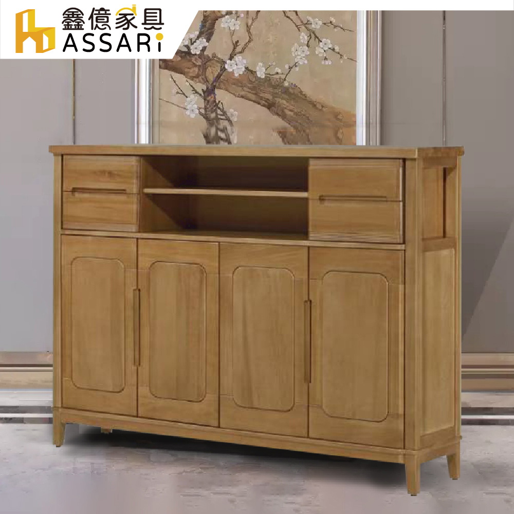 ASSARI -和風5尺檜木鞋櫃(寬150x深38x高121cm)