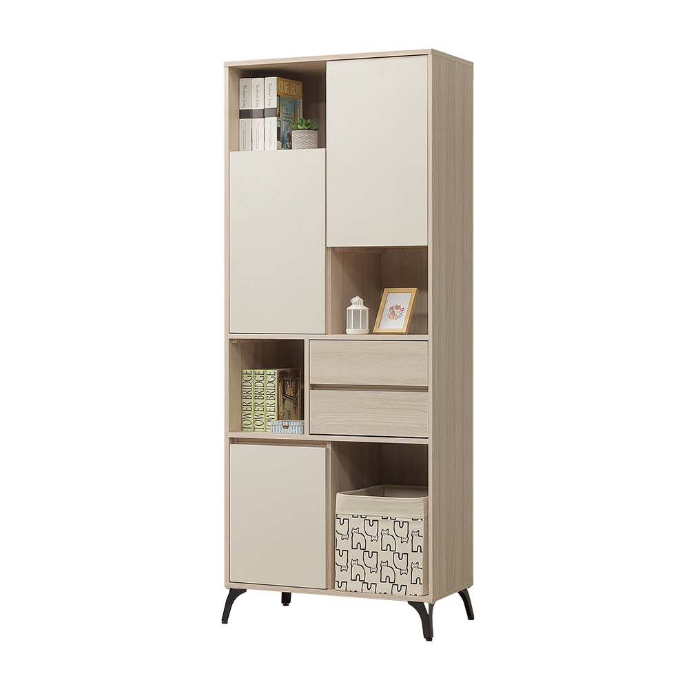 STYLEHOUSE 時尚屋[ZZ25]澄森2.7尺書櫃ZZ25-223 - PChome 24h購物